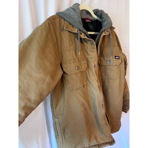 Dickies Hooded Canvas Work Jacket - Medium - Picture 6 of 15